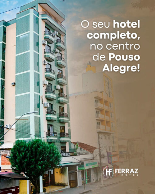 Hotel no Centro de Pouso Alegre com Estacionamento